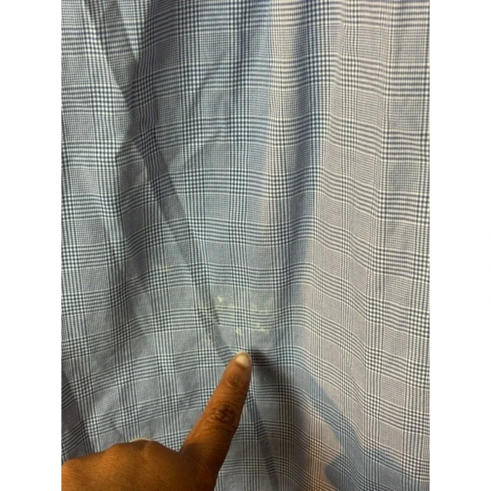 Polo by‎ Ralph Lauren 18 36/37 Plaid Long Sleeve Dress Shirt Work Casual